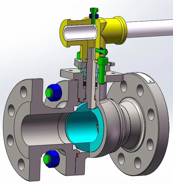 Kata Valve Forged Steel Floating Ball Valve 2"150lb A105n